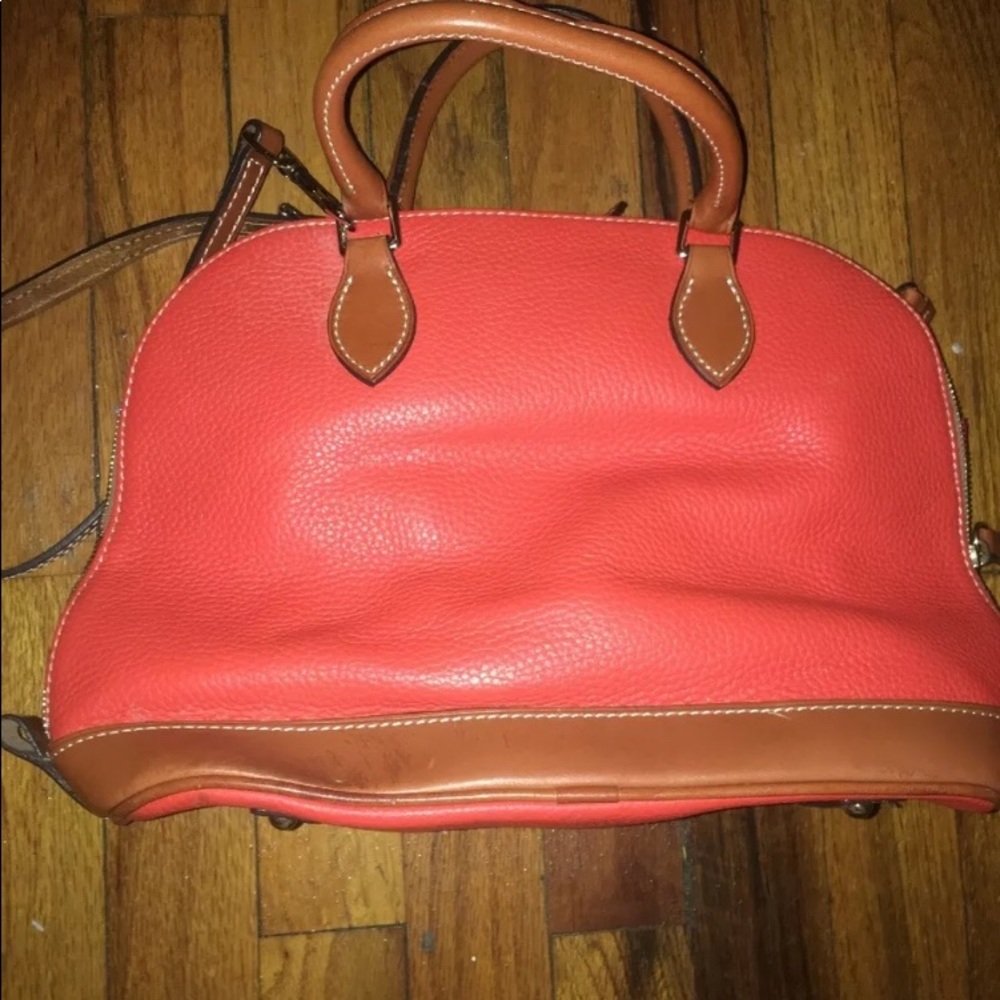 Dooney and Bourke Pebble Grain Leather Satchel - Picture 2 of 6